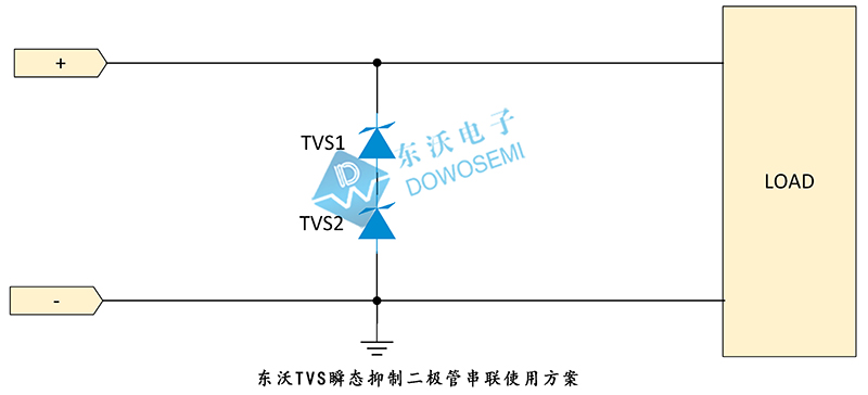 東沃TVS瞬態抑制二極管串聯使用方案.jpg